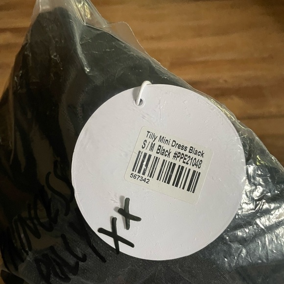 PRINCESS POLLY Tilly Mini Dress Black - Picture 3 of 3